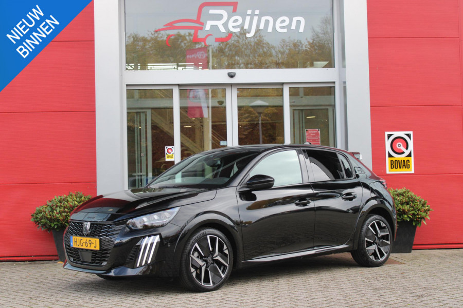 Peugeot 208 GT 1.2 Hybrid 145PK e-DCS6 | NAVIGATIE | DRAADLOZE APPLE CARPLAY/ANDROID AUTO | CAMERA VOOR + ACHTER | FULL LED KOPLAMPEN | LICHTMETALEN VELGEN 17" | DODEHOEK DETECTIE | DRAADLOZE TELEFOONLADER | KEYLESS ENTRY/START | DAB+ RADIO | ADAPTIVE CRUISE CONTROL |