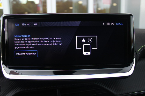 Peugeot 208 GT 1.2 Hybrid 145PK e-DCS6 | NAVIGATIE | DRAADLOZE APPLE CARPLAY/ANDROID AUTO | CAMERA VOOR + ACHTER | FULL LED KOPLAMPEN | LICHTMETALEN VELGEN 17" | DODEHOEK DETECTIE | DRAADLOZE TELEFOONLADER | KEYLESS ENTRY/START | DAB+ RADIO | ADAPTIVE CRUISE CONTROL |