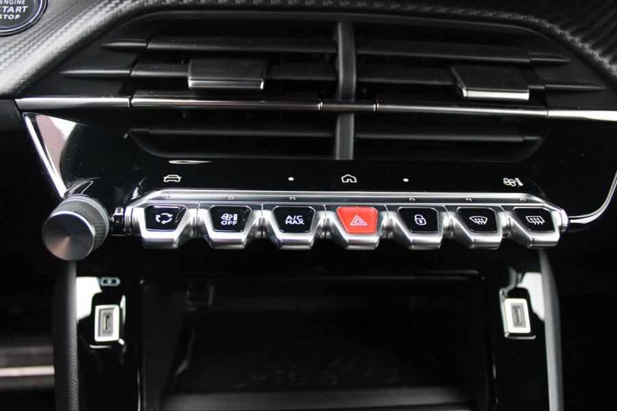 Peugeot 208 GT 1.2 Hybrid 145PK e-DCS6 | NAVIGATIE | DRAADLOZE APPLE CARPLAY/ANDROID AUTO | CAMERA VOOR + ACHTER | FULL LED KOPLAMPEN | LICHTMETALEN VELGEN 17" | DODEHOEK DETECTIE | DRAADLOZE TELEFOONLADER | KEYLESS ENTRY/START | DAB+ RADIO | ADAPTIVE CRUISE CONTROL |