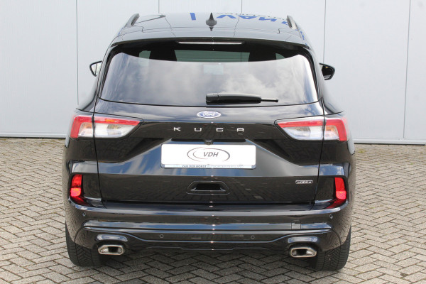 Ford Kuga 2.5-225pk Plug-in Hybrid ST-Line X. Hybride rijden voor een reële prijs ! Adaptive Cruise Control, Stoel- en voorraamverwarming, Climate Control, Metallic lak, Camera v+a, Elektr. achterklep, Side- en lane assist etc.