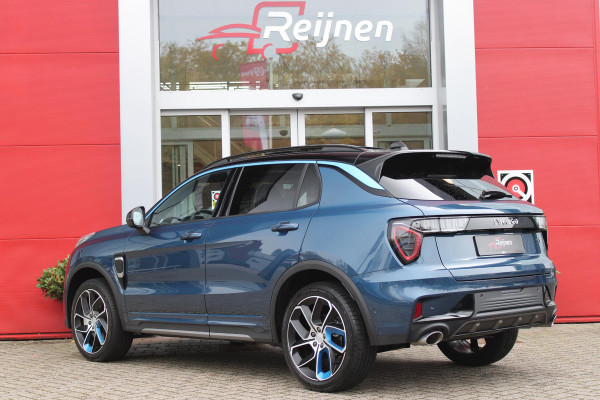 Lynk & Co 01 1.5 261PK PHEV | PANORAMA SCHUIF / KANTELDAK | INFINTY AUDIO | DODEHOEK DETECTIE | NAVIGATIE | DASHBOARD CAMERA | ELEKTRISCHE STOELVERSTELLING MET GEHEUGEN FUNCTIE | DAB+ RADIO | DRAADLOZE APPLE CARPLAY/ANDROID AUTO | DRAADLOZE TELEFOONLADER | ELEKTRISCH BEDIENBARE ACHTERKLEP | STOEL VERWARMING | 360° CAMERA | DODEHOEK DETECTIE | ZWARTE HEMEL BEKLEDING | KEYLESS ENTRY/START | 20" LICHTMETALEN VELGEN |