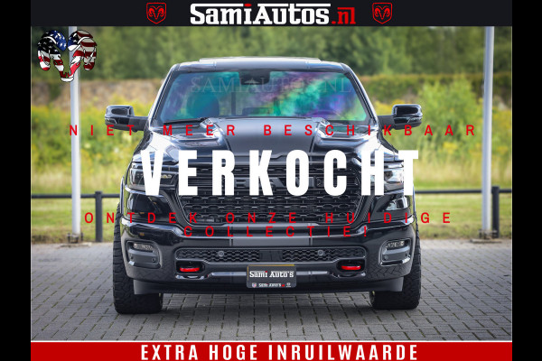 Dodge Ram 1500 Limited Night High Output 540HP 706Nm | Massage + Full Option | De Meest Luxe en Volle Pick-Up in zijn Klasse | Comfortabele Dubbele Cabine met Royale 5 Zitplaatsen | BPM vrij | Nu Leverbaar uit Voorraad | Voorraad Nr 2293 - 7688