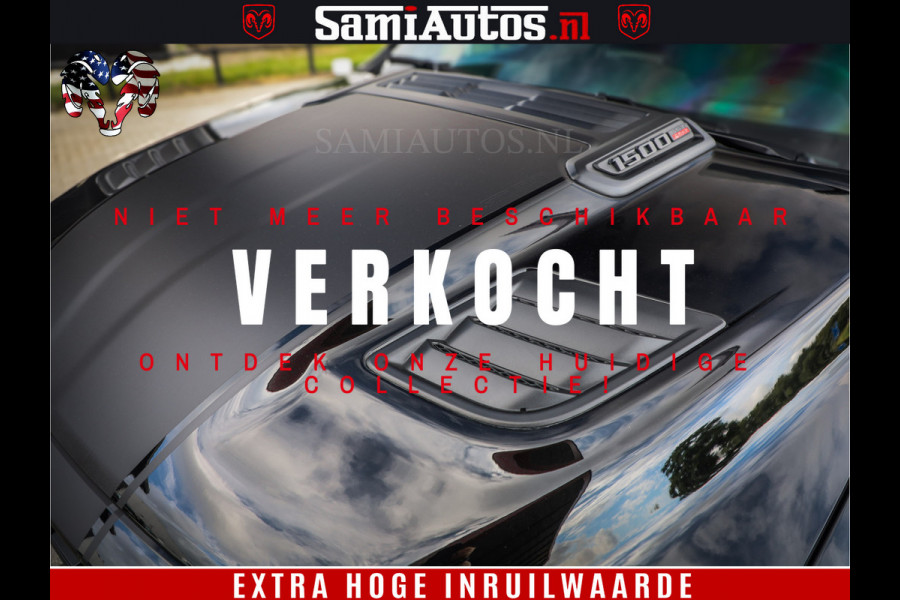 Dodge Ram 1500 Limited Night High Output 540HP 706Nm | Massage + Full Option | De Meest Luxe en Volle Pick-Up in zijn Klasse | Comfortabele Dubbele Cabine met Royale 5 Zitplaatsen | BPM vrij | Nu Leverbaar uit Voorraad | Voorraad Nr 2293 - 7688