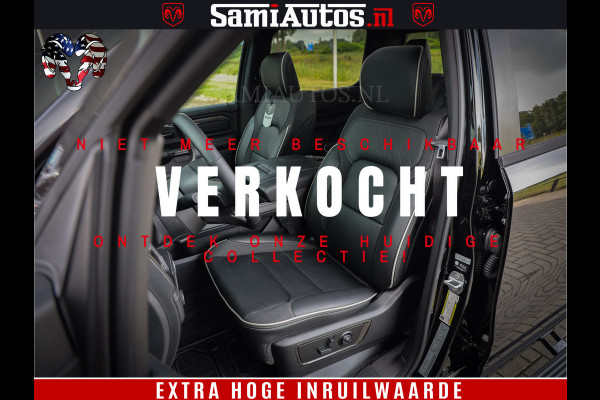 Dodge Ram 1500 Limited Night High Output 540HP 706Nm | Massage + Full Option | De Meest Luxe en Volle Pick-Up in zijn Klasse | Comfortabele Dubbele Cabine met Royale 5 Zitplaatsen | BPM vrij | Nu Leverbaar uit Voorraad | Voorraad Nr 2293 - 7688