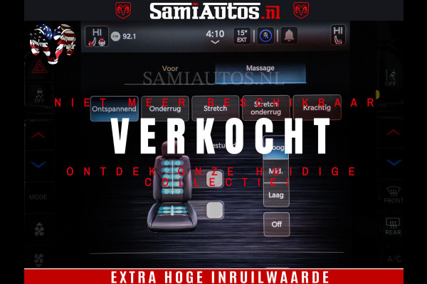 Dodge Ram 1500 Limited Night High Output 540HP 706Nm | Massage + Full Option | De Meest Luxe en Volle Pick-Up in zijn Klasse | Comfortabele Dubbele Cabine met Royale 5 Zitplaatsen | BPM vrij | Nu Leverbaar uit Voorraad | Voorraad Nr 2293 - 7688