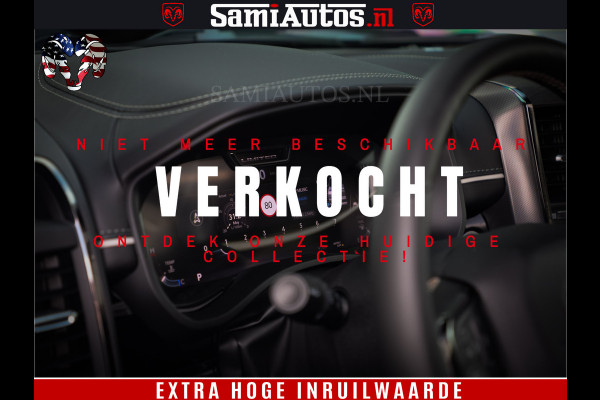 Dodge Ram 1500 Limited Night High Output 540HP 706Nm | Massage + Full Option | De Meest Luxe en Volle Pick-Up in zijn Klasse | Comfortabele Dubbele Cabine met Royale 5 Zitplaatsen | BPM vrij | Nu Leverbaar uit Voorraad | Voorraad Nr 2293 - 7688
