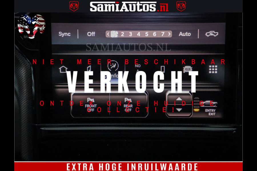 Dodge Ram 1500 Limited Night High Output 540HP 706Nm | Massage + Full Option | De Meest Luxe en Volle Pick-Up in zijn Klasse | Comfortabele Dubbele Cabine met Royale 5 Zitplaatsen | BPM vrij | Nu Leverbaar uit Voorraad | Voorraad Nr 2293 - 7688