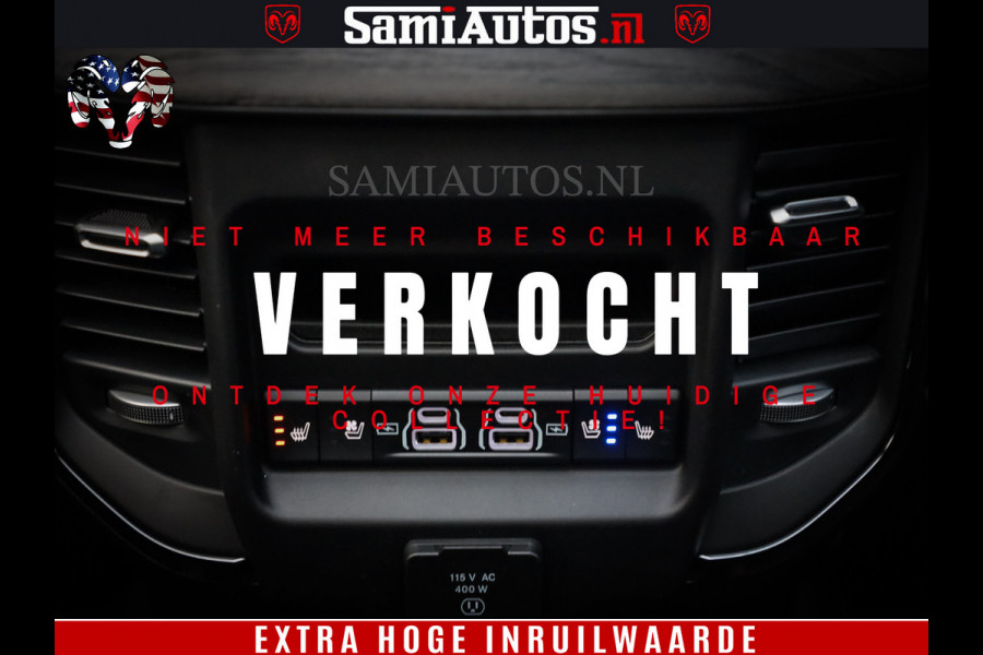 Dodge Ram 1500 Limited Night High Output 540HP 706Nm | Massage + Full Option | De Meest Luxe en Volle Pick-Up in zijn Klasse | Comfortabele Dubbele Cabine met Royale 5 Zitplaatsen | BPM vrij | Nu Leverbaar uit Voorraad | Voorraad Nr 2293 - 7688