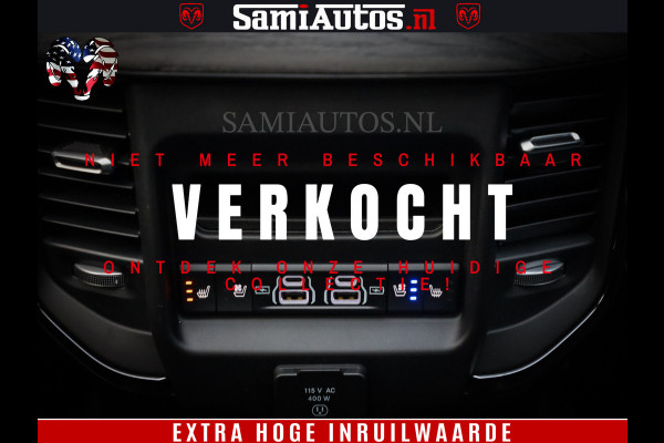 Dodge Ram 1500 Limited Night High Output 540HP 706Nm | Massage + Full Option | De Meest Luxe en Volle Pick-Up in zijn Klasse | Comfortabele Dubbele Cabine met Royale 5 Zitplaatsen | BPM vrij | Nu Leverbaar uit Voorraad | Voorraad Nr 2293 - 7688