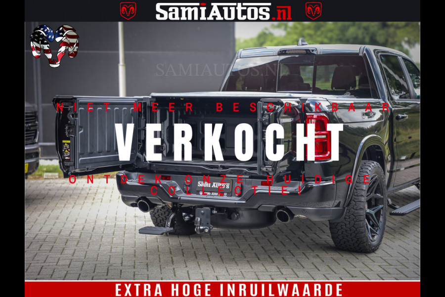 Dodge Ram 1500 Limited Night High Output 540HP 706Nm | Massage + Full Option | De Meest Luxe en Volle Pick-Up in zijn Klasse | Comfortabele Dubbele Cabine met Royale 5 Zitplaatsen | BPM vrij | Nu Leverbaar uit Voorraad | Voorraad Nr 2293 - 7688
