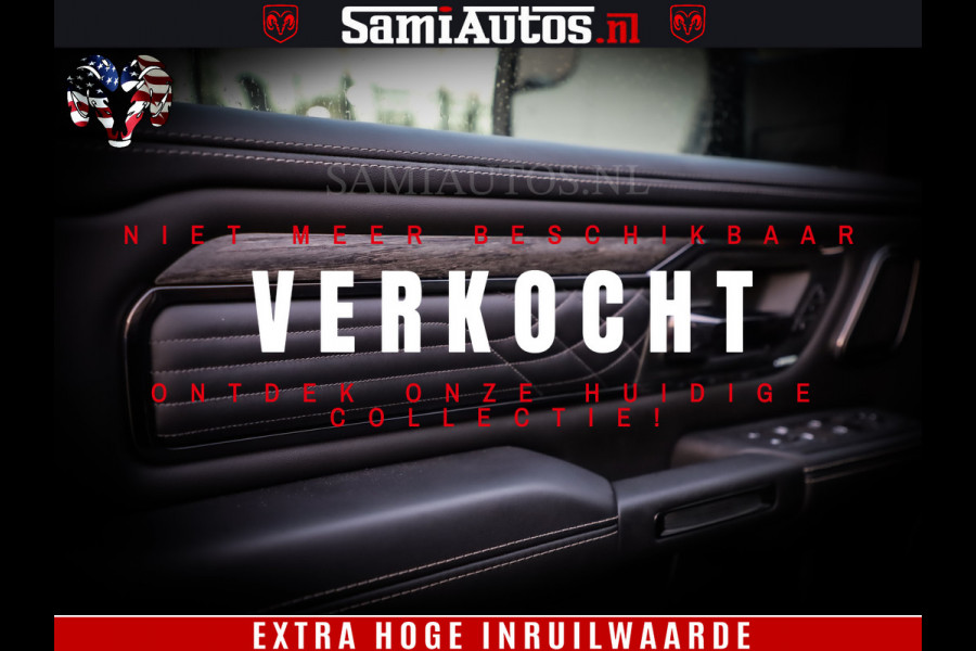 Dodge Ram 1500 Limited Night High Output 540HP 706Nm | Massage + Full Option | De Meest Luxe en Volle Pick-Up in zijn Klasse | Comfortabele Dubbele Cabine met Royale 5 Zitplaatsen | BPM vrij | Nu Leverbaar uit Voorraad | Voorraad Nr 2350 - 5181