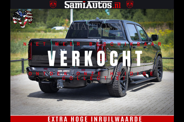 Dodge Ram 1500 Limited Night High Output 540HP 706Nm | Massage + Full Option | De Meest Luxe en Volle Pick-Up in zijn Klasse | Comfortabele Dubbele Cabine met Royale 5 Zitplaatsen | BPM vrij | Nu Leverbaar uit Voorraad | Voorraad Nr 2350 - 5181