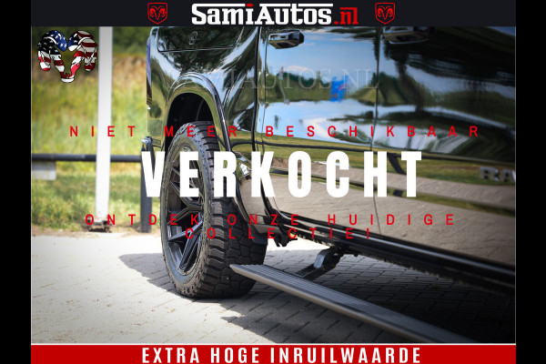 Dodge Ram 1500 Limited Night High Output 540HP 706Nm | Massage + Full Option | De Meest Luxe en Volle Pick-Up in zijn Klasse | Comfortabele Dubbele Cabine met Royale 5 Zitplaatsen | BPM vrij | Nu Leverbaar uit Voorraad | Voorraad Nr 2350 - 5181
