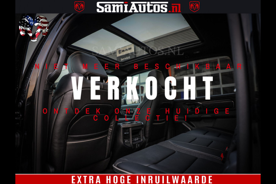 Dodge Ram 1500 Limited Night High Output 540HP 706Nm | Massage + Full Option | De Meest Luxe en Volle Pick-Up in zijn Klasse | Comfortabele Dubbele Cabine met Royale 5 Zitplaatsen | BPM vrij | Nu Leverbaar uit Voorraad | Voorraad Nr 2350 - 5181