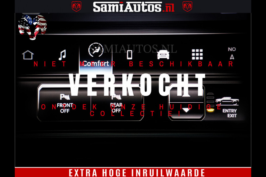 Dodge Ram 1500 Limited Night High Output 540HP 706Nm | Massage + Full Option | De Meest Luxe en Volle Pick-Up in zijn Klasse | Comfortabele Dubbele Cabine met Royale 5 Zitplaatsen | BPM vrij | Nu Leverbaar uit Voorraad | Voorraad Nr 2350 - 5181