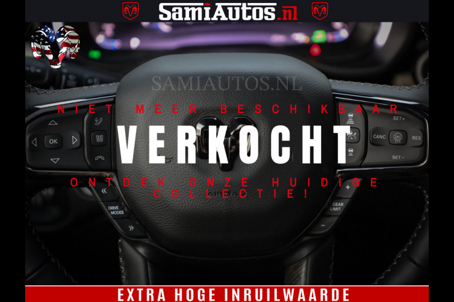 Dodge Ram 1500 Limited Night High Output 540HP 706Nm | Massage + Full Option | De Meest Luxe en Volle Pick-Up in zijn Klasse | Comfortabele Dubbele Cabine met Royale 5 Zitplaatsen | BPM vrij | Nu Leverbaar uit Voorraad | Voorraad Nr 2350 - 5181