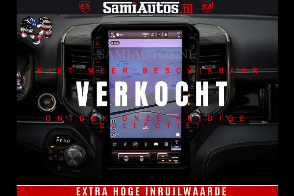 Dodge Ram 1500 Limited Night High Output 540HP 706Nm | Massage + Full Option | De Meest Luxe en Volle Pick-Up in zijn Klasse | Comfortabele Dubbele Cabine met Royale 5 Zitplaatsen | BPM vrij | Nu Leverbaar uit Voorraad | Voorraad Nr 2350 - 5181