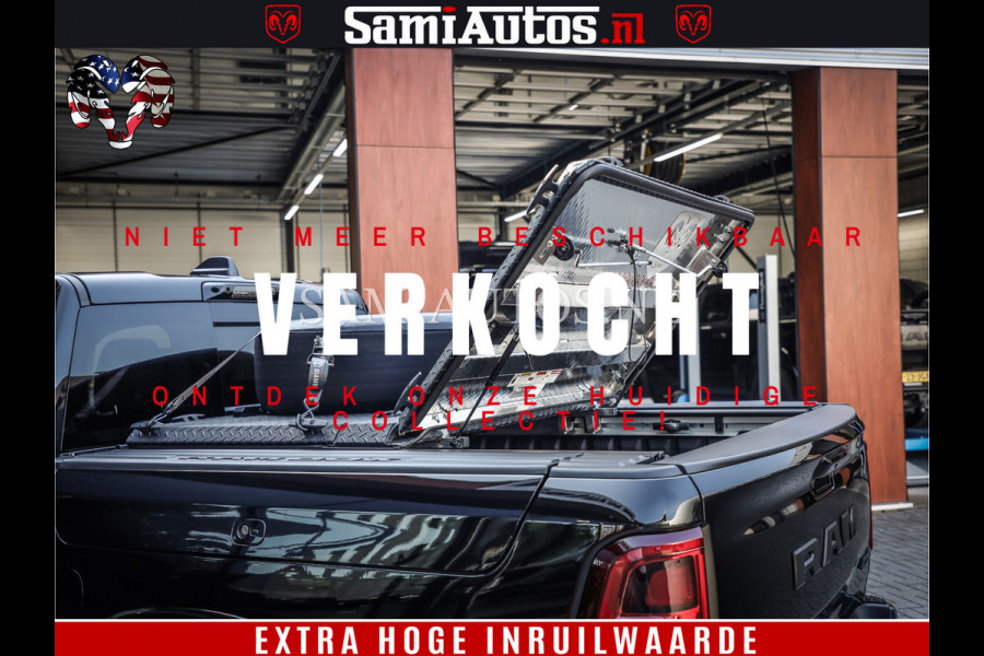Dodge Ram 1500 Limited Night High Output 540HP 706Nm | Massage + Full Option | De Meest Luxe en Volle Pick-Up in zijn Klasse | Comfortabele Dubbele Cabine met Royale 5 Zitplaatsen | BPM vrij | Nu Leverbaar uit Voorraad | Voorraad Nr 2350 - 5181