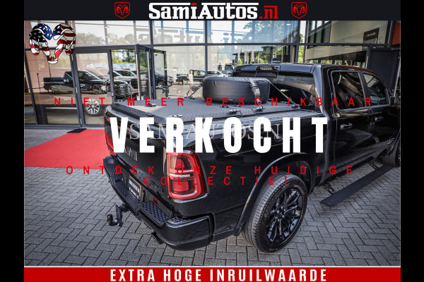 Dodge Ram 1500 Limited Night High Output 540HP 706Nm | Massage + Full Option | De Meest Luxe en Volle Pick-Up in zijn Klasse | Comfortabele Dubbele Cabine met Royale 5 Zitplaatsen | BPM vrij | Nu Leverbaar uit Voorraad | Voorraad Nr 2350 - 5181