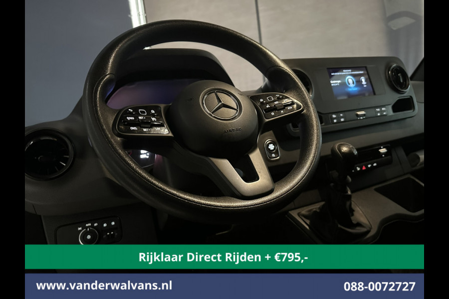 Mercedes-Benz Sprinter 317 CDI 170pk L3H2 Euro6 *Rijklaar Direct Rijden* Airco | 360 graden Camera | Navigatie | Apple Carplay | Android Auto | Cruisec Chauffeursstoel, Stoelverwarming, Parkeersensoren, Bijrijdersbank