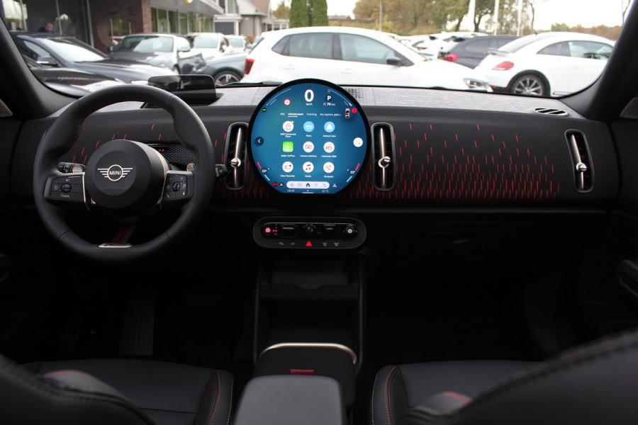 MINI Countryman 2.0 S ALL4 John Cooper Works XL / Trekhaak / Panoramadak / 360Camera / Head-up / Harman Kardon / 20'' / Leder / Memory seats / Sfeerverlichting / LED / CarPlay / Stuur+Stoelverwarming / Dodehoek / DAB / ACC