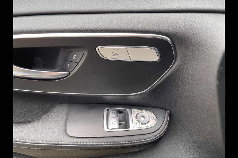 Mercedes-Benz V-Klasse 250d 190pk automaat Lang L2H1 DC 5 persoons Avantgarde / vaste prijs rijklaar € 39.950 marge / lease vanaf € 652 / zwart leer / electrische schuifdeuren / zwart metallic / burmester
