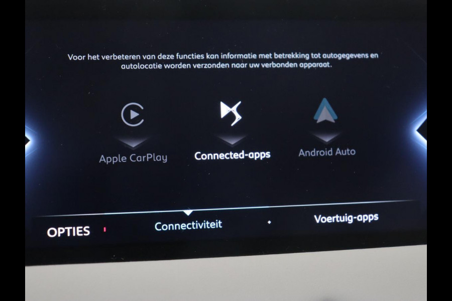 DS DS 3 Crossback E-Tense Performance Line+ 50 kWh | 1e eigenaar | Adaptive cruise | Matrix LED | Alcantara | Carplay | Navigatie | DAB | Parkeerhulp | Climate control | Dodehoek detectie