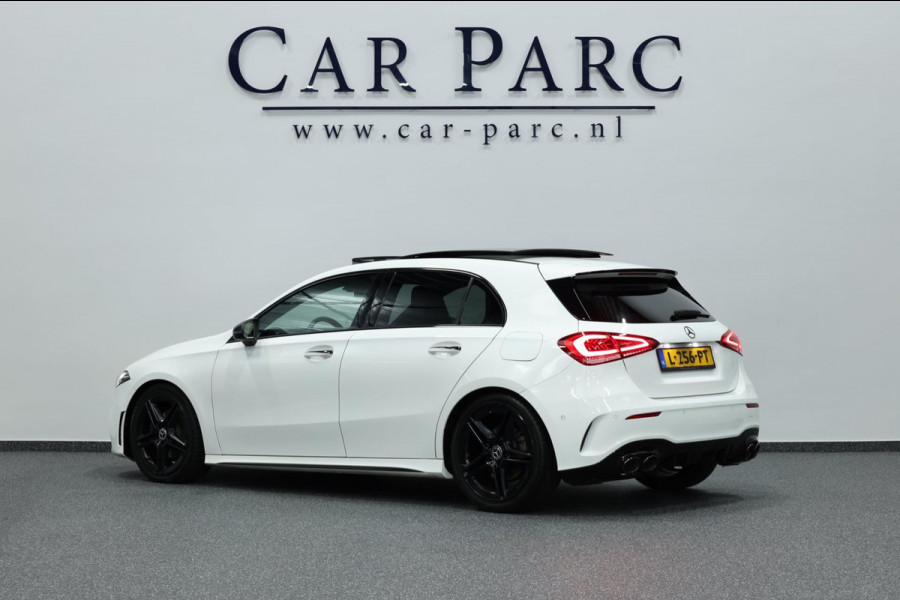 Mercedes-Benz A-Klasse 200 / 45 AMG LED/VIRTUAL/SFEER/PANO/HALF LEDER+S.VERWARMING/LMV/360 CAM/LINE/ACC/ECC/12 MDN GARANTIE!