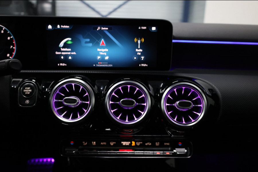 Mercedes-Benz A-Klasse 200 / 45 AMG LED/VIRTUAL/SFEER/PANO/HALF LEDER+S.VERWARMING/LMV/360 CAM/LINE/ACC/ECC/12 MDN GARANTIE!
