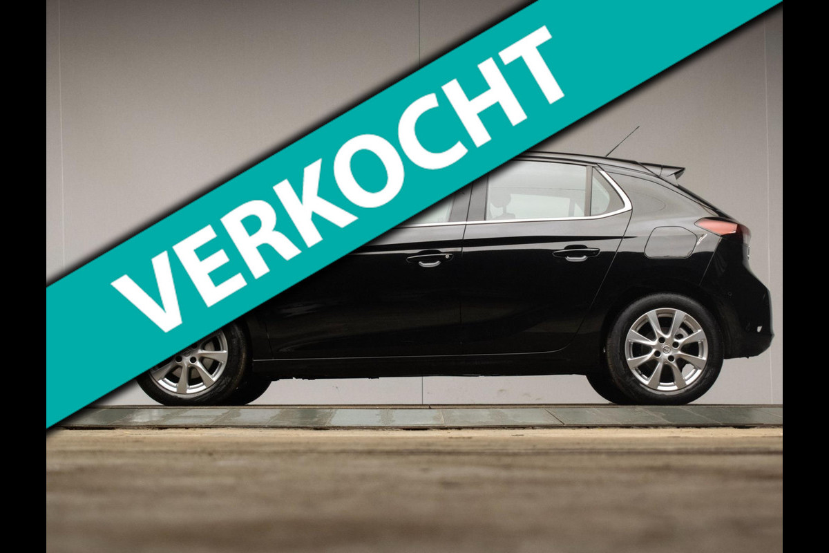 Opel Corsa 1.2 Elegance Sport (APPLE CARPLAY,NAVI,LEDER,DIGITAL COCKPIT,CAMERA,PDC,GETINT,LM VELGEN,NETTESTAAT)