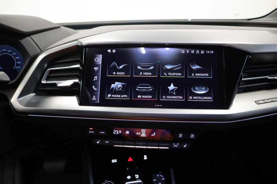 Audi Q4 Sportback e-tron 45 Advanced edition 82 kWh Adapt. cruise stoelverw Camera Elec. achterklep 24 maanden garantie mogelijk (*vraag naar de voorwaarden)