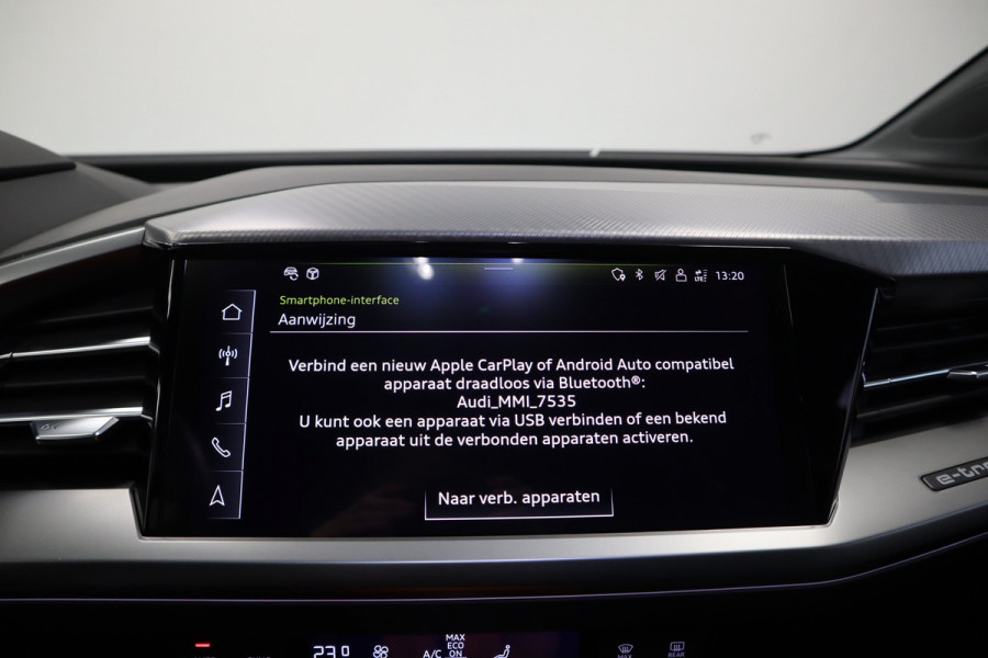 Audi Q4 Sportback e-tron 45 Advanced edition 82 kWh Adapt. cruise stoelverw Camera Elec. achterklep 24 maanden garantie mogelijk (*vraag naar de voorwaarden)