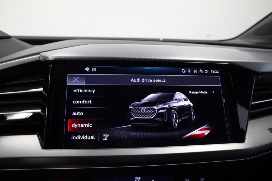 Audi Q4 Sportback e-tron 45 Advanced edition 82 kWh Adapt. cruise stoelverw Camera Elec. achterklep 24 maanden garantie mogelijk (*vraag naar de voorwaarden)