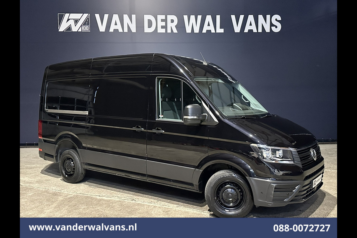 Volkswagen Crafter 2.0 TDI 141pk L3H3 L2H2 Euro6 Airco | 3000kg Trekhaak | Apple Carplay | Android Auto Cruisecontrol, Stoelverwarming, Parkeersensoren, Bijrijdersbank