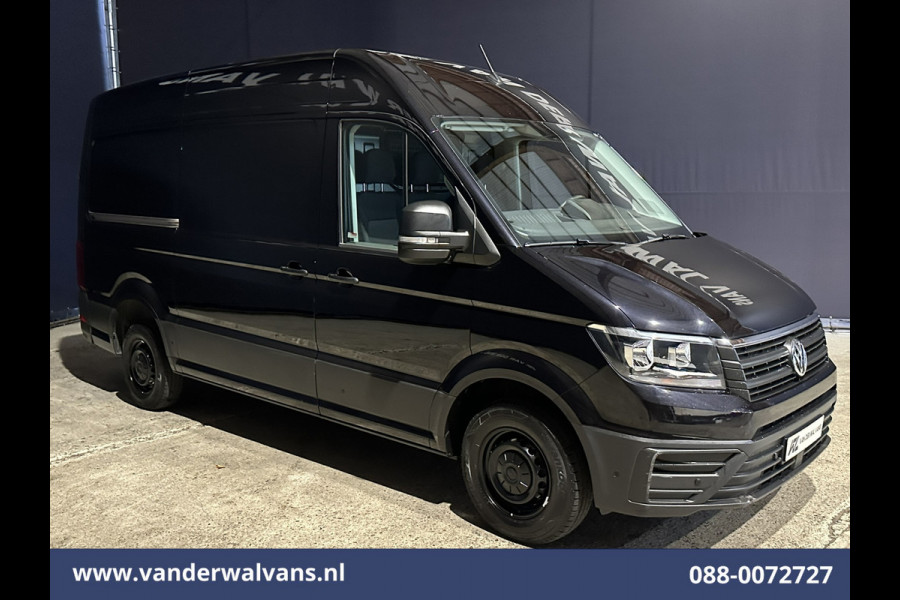 Volkswagen Crafter 2.0 TDI 141pk L3H3 L2H2 Euro6 Airco | 3000kg Trekhaak | Apple Carplay | Android Auto Cruisecontrol, Stoelverwarming, Parkeersensoren, Bijrijdersbank