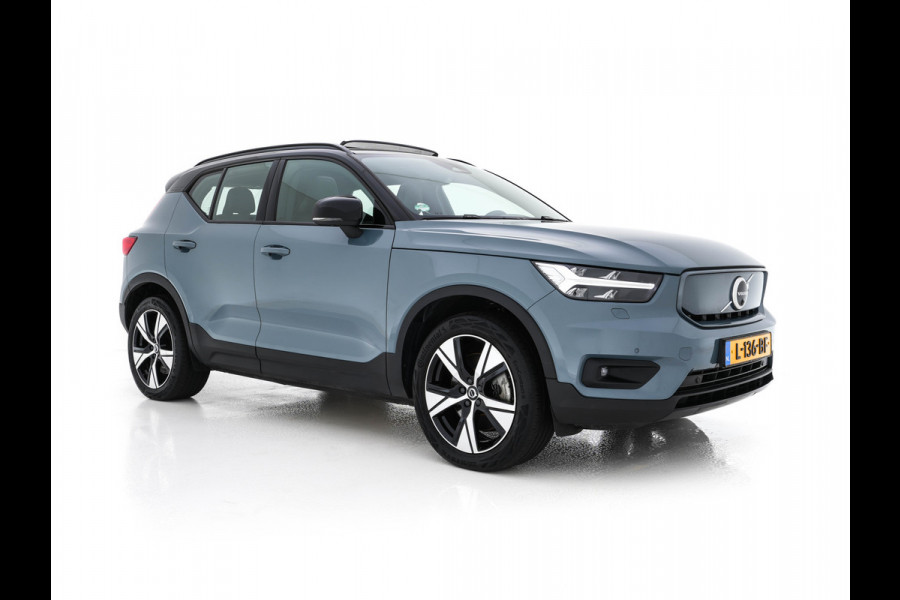 Volvo XC40 Recharge P8 AWD R-Design [ 3-Fase ] {SOH-91%} (INCL-BTW) *PANO | FULL-LEATHER | DIGI-COCKPIT | FULL-LED | MEMORY-PACK | HARMAN/KARDON | TOP-VIEW | CARPLAY | NAVI-FULLMAP | ECC | PDC | KEYLESS | HEATED-SPORTSEATS | BLIS | CAPLAY | 19"ALU*