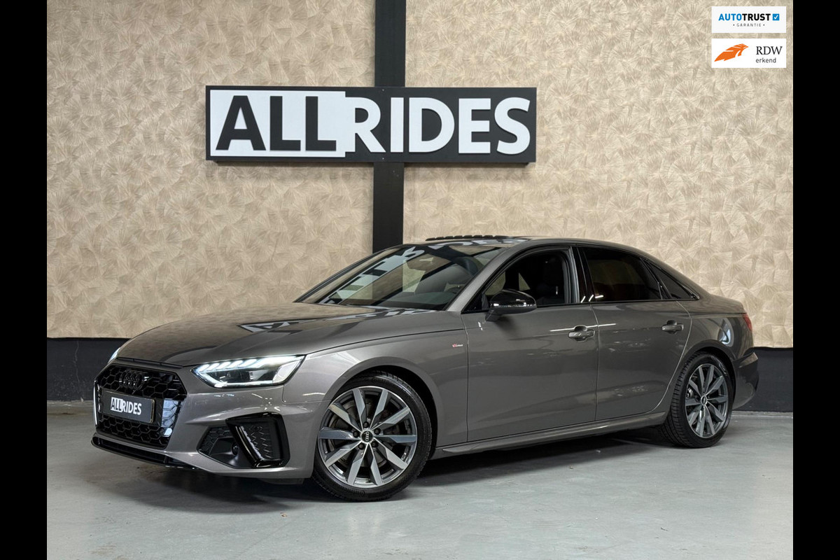 Audi A4 Limousine 35 TFSI S edition Competition 3 x S-line | NAP | Pano | Stoelverwarming | Sfeerverlichting | DAB | CarPlay