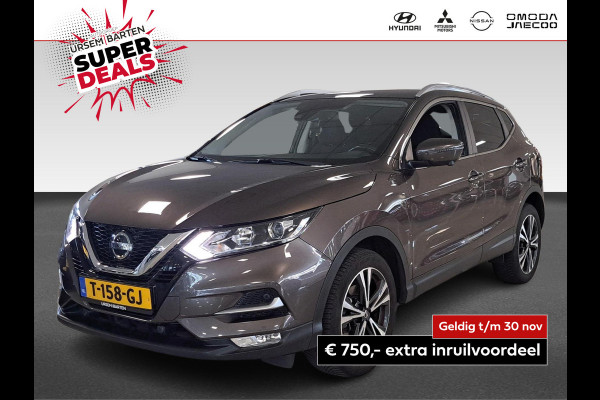 Nissan QASHQAI 1.3 DIG-T N-Connecta | automaat | 160PK | navigatie | panoramadak | stoelverwarming | trekhaak