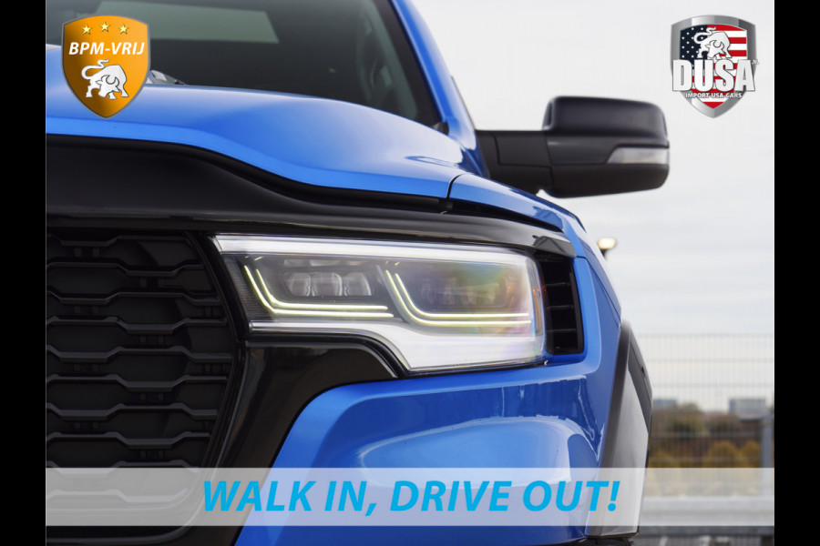 Dodge Ram | RHO | 3.0L Twin-Turbo I6 | 4x4 | Crew Cab | Black Edition | Panoramadak | 14,4-inch Touchscreen | Passenger Display | Getoonde accessoires zijn verkrijgbaar tegen meerprijs