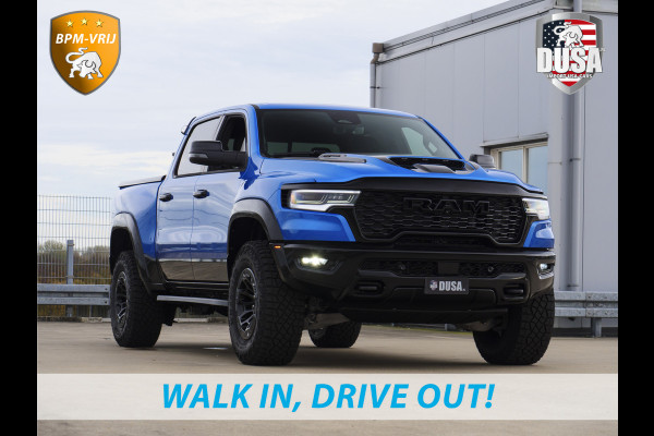 Dodge Ram | RHO | 3.0L Twin-Turbo I6 | 4x4 | Crew Cab | Black Edition | Panoramadak | 14,4-inch Touchscreen | Passenger Display | Getoonde accessoires zijn verkrijgbaar tegen meerprijs