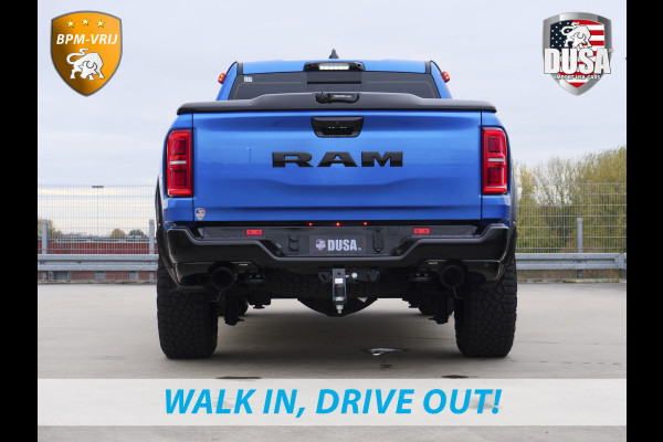 Dodge Ram | RHO | 3.0L Twin-Turbo I6 | 4x4 | Crew Cab | Black Edition | Panoramadak | 14,4-inch Touchscreen | Passenger Display | Getoonde accessoires zijn verkrijgbaar tegen meerprijs