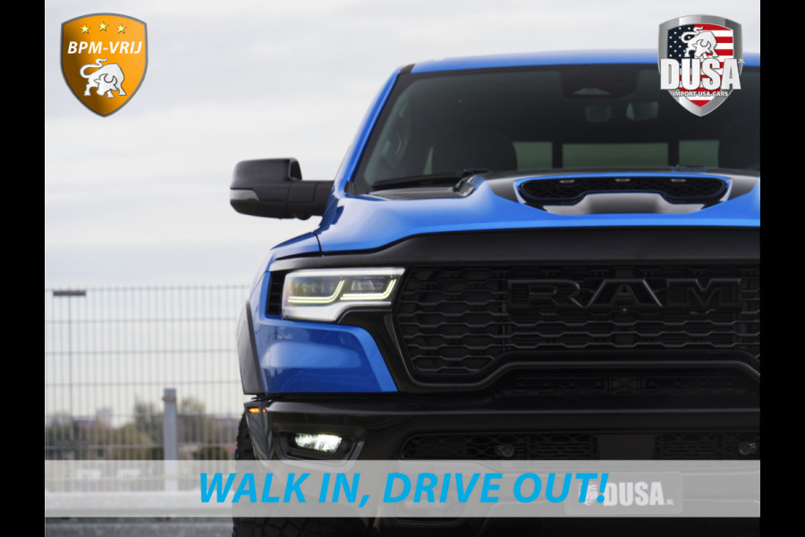 Dodge Ram | RHO | 3.0L Twin-Turbo I6 | 4x4 | Crew Cab | Black Edition | Panoramadak | 14,4-inch Touchscreen | Passenger Display | Getoonde accessoires zijn verkrijgbaar tegen meerprijs