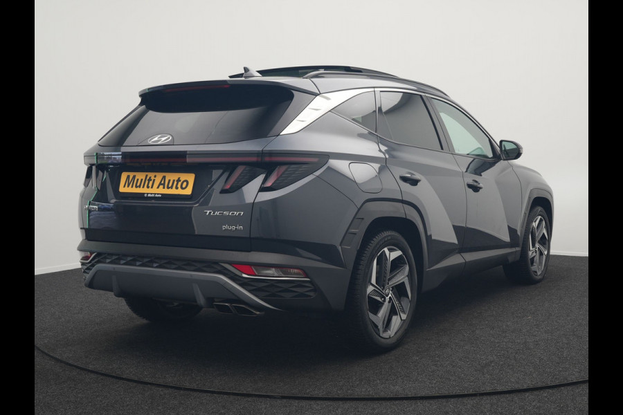 Hyundai Tucson 1.6 T-GDI Premium Sky 4WD Plug In Hybrid 266pk Dealer O.H PHEV | Panodak | Adaptive Cruise | Camera | Krell Soundsystem | Keyless | Lederen Sporstoelen Memory & Ventilatie | Verwarmde Sportstoelen & Stuur | Apple Carplay | Pilot Assist | Navigatie |