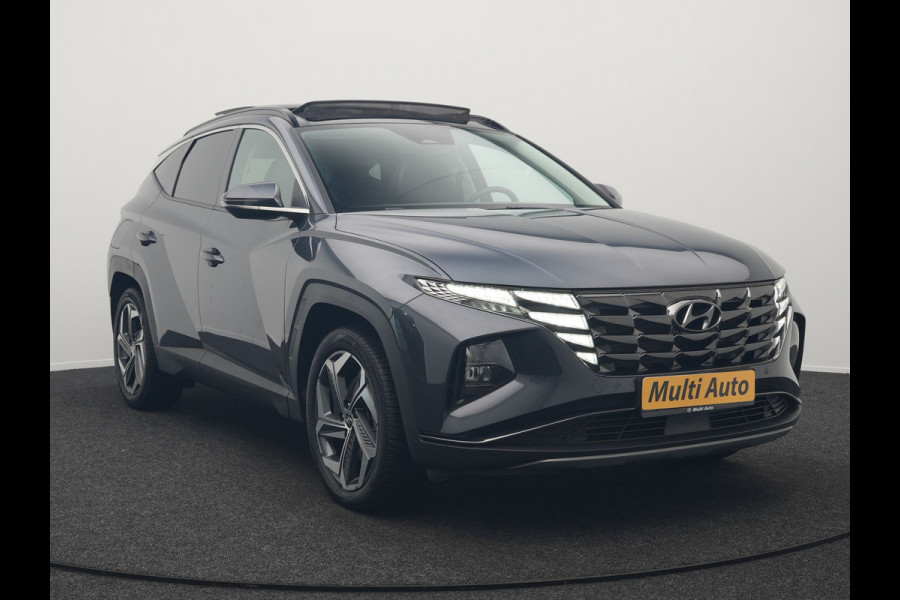 Hyundai Tucson 1.6 T-GDI Premium Sky 4WD Plug In Hybrid 266pk Dealer O.H PHEV | Panodak | Adaptive Cruise | Camera | Krell Soundsystem | Keyless | Lederen Sporstoelen Memory & Ventilatie | Verwarmde Sportstoelen & Stuur | Apple Carplay | Pilot Assist | Navigatie |