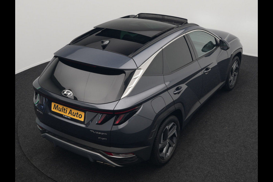 Hyundai Tucson 1.6 T-GDI Premium Sky 4WD Plug In Hybrid 266pk Dealer O.H PHEV | Panodak | Adaptive Cruise | Camera | Krell Soundsystem | Keyless | Lederen Sporstoelen Memory & Ventilatie | Verwarmde Sportstoelen & Stuur | Apple Carplay | Pilot Assist | Navigatie |