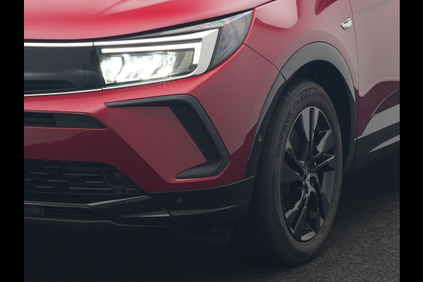 Opel Grandland 1.6 Turbo GS Line Facelift Plug In Hybrid 225pk Dealer O.H PHEV | Adaptive Cruise | 360 Camera | Matrix LED | Black Optic | Alcantara Sporstoelen Verwarmd | Apple Carplay | Sfeerverlichting | Navigatie | Virtual | DAB | 18"L.M |