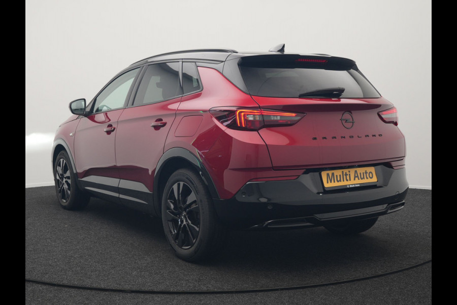 Opel Grandland 1.6 Turbo GS Line Facelift Plug In Hybrid 225pk Dealer O.H PHEV | Adaptive Cruise | 360 Camera | Matrix LED | Black Optic | Alcantara Sporstoelen Verwarmd | Apple Carplay | Sfeerverlichting | Navigatie | Virtual | DAB | 18"L.M |
