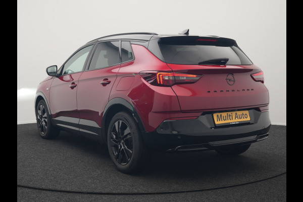 Opel Grandland 1.6 Turbo GS Line Facelift Plug In Hybrid 225pk Dealer O.H PHEV | Adaptive Cruise | 360 Camera | Matrix LED | Black Optic | Alcantara Sporstoelen Verwarmd | Apple Carplay | Sfeerverlichting | Navigatie | Virtual | DAB | 18"L.M |