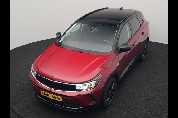 Opel Grandland 1.6 Turbo GS Line Facelift Plug In Hybrid 225pk Dealer O.H PHEV | Adaptive Cruise | 360 Camera | Matrix LED | Black Optic | Alcantara Sporstoelen Verwarmd | Apple Carplay | Sfeerverlichting | Navigatie | Virtual | DAB | 18"L.M |