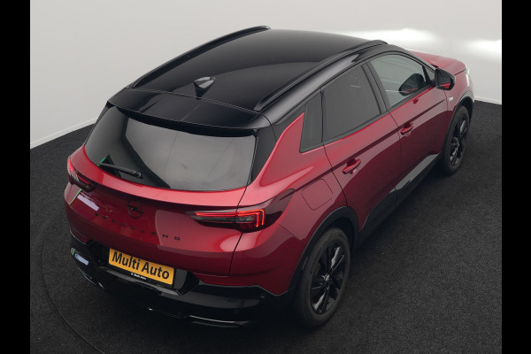 Opel Grandland 1.6 Turbo GS Line Facelift Plug In Hybrid 225pk Dealer O.H PHEV | Adaptive Cruise | 360 Camera | Matrix LED | Black Optic | Alcantara Sporstoelen Verwarmd | Apple Carplay | Sfeerverlichting | Navigatie | Virtual | DAB | 18"L.M |